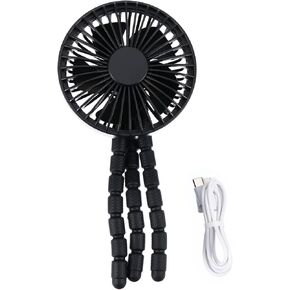 Portable Tripod Fan Flexible Rechargeable Fan for Outdoor Cooling for Strollers and Travel Lightweight Options