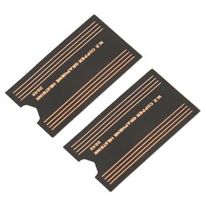 M.2 2242 SSD Heatsink, Copper Graphene Thermal Pad for Nvme Laptop, 2pcs with Easy Use, High Accuracy, Fast Heat Conduction for Gaming