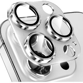 YMHML لهاتف iPhone 15 Pro/iPhone 15 Pro Max واقي عدسة الكاميرا، غطاء كامل من خليط معدني من الزجاج المقسى، غطاء حماية كامل من السقوط، ملحقات حماية الكاميرا الصديقة [التصوير الليلي]، تيتانيوم أسود