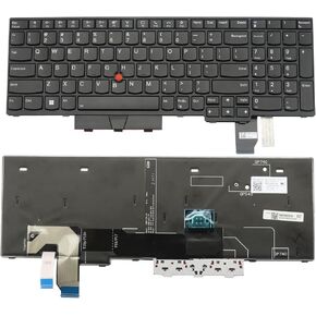 BestParts Backlit Laptop Keyboard Replacement for Lenovo ThinkPad T15p Gen 1 Gen 2 Gen 3, P15v Gen 1 Gen 2 Gen 3 US Layout with TrackPoint 5N20X22880 5N20X22916 5N20X22952