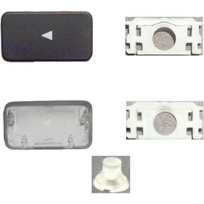Replacement Right Arrow Keycaps Keys and Hinges Silicone Rebound Cup Fit for MacBook Pro/Air 13/15'' A1425 A1502 A1398 A1369 A1466 Keyboard Right Key Cap (AP11 Model)
