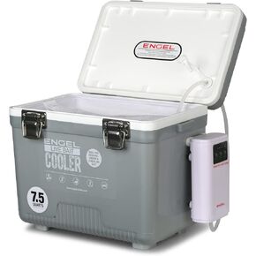 ENGEL Live Bait Cooler PRO for Fishing - Portable Minnow and Bait Bucket with Lithium-Ion Rechargeable Aerator in Kuwait