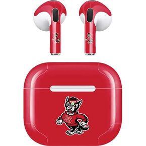 Skinit Decal Audio Skin Compatible with Apple AirPods (3rd Gen, 2021) - Officially Licensed NC State Wolfpack Design