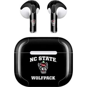 Skinit Decal Audio Skin Compatible with Apple AirPods (3rd Gen, 2021) - Officially Licensed North Carolina State Wolfpack Design