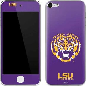 Skinit MECAL MP3 Player Skin متوافق مع iPod Touch (6th Gen 2015) - تصميم Mascot LSU Purple Tiger مرخص رسميًا