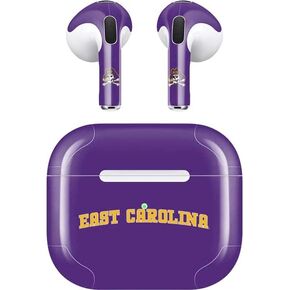 Skinit Decal Audio Skin Compatible with Apple AirPods (3rd Gen, 2021) - Officially Licensed ECU Pirates Logo Design