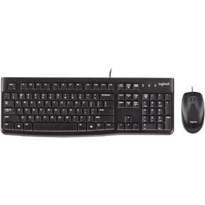 Logitech MK120 Desktop with Silicone Protective Cover for EDU (Renewed)
