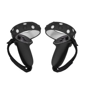 Nova Design Premium Controller Grips for Meta Quest 2 – Knuckle Straps, Soft Silicone Grip, Adjustable & Durable Protection for Comfortable VR Gaming