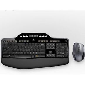 Logitech Wireless Desktop MK710 Keyboard & Pointing Device Kit - USB Wireless Keyboard - USB Wireless Mouse