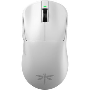 VGN Dragonfly F1 Pro Wireless Gaming Mouse - 49g Wittra Lightweight ، 26k DPI Sensor ، 6 أزرار قابلة للبرمجة ، بطارية 65 ساعة ، درجات Esports - White Classic