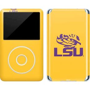 Skinit Decal MP3 Player Skin Compatible with iPod Classic (6th Gen) 80GB - Officially Licensed LSU Tiger Eye Logo Yellow Design