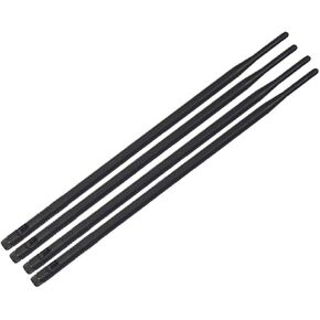 4 pcs of Universal 9dBi Wi-Fi 2.4/5GHz Dual-Band RP-SMA Antennas Extension for IP Wireless Security Camera Router and CCTV HD Wireless Camera System Video Antenna for NVR Security IP System
