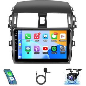 Car Stereo Radio for Toyota Corolla 2009 2010 2011 2012 2013 with Wireless Carplay Android Auto, 9 Inch Touch Screen for Toyota Corolla, with Bluetooth,GPS,WiFi,SWC (for Toyota Corolla 2009-2013)