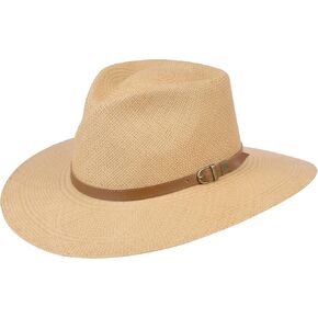 Australian TE Original Panama Hat Grade 3 Toquilla Straw Teardrop Shape Recycled Leather Detail | Classic