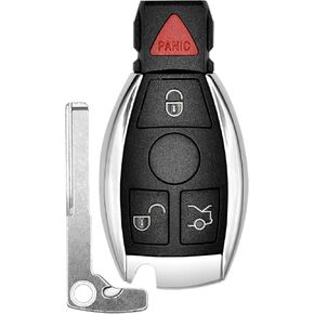 4 - Button IYZ3312 & IYZDC Key Fob Replacement, 315MHz, for 1997 - 2014 Mercedes Benz Models (C, E, S, G, M, R, 300 SL, Sprinter) - OEM - Quality, Pre - Installed Battery