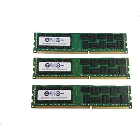 CMS 48GB (3X16GB) DDR3 10600 1333MHZ ECC Registered DIMM Memory Ram Upgrade Compatible with Dell® Poweredge T610 Ddr3 Ecc Reg for Server Only - B110