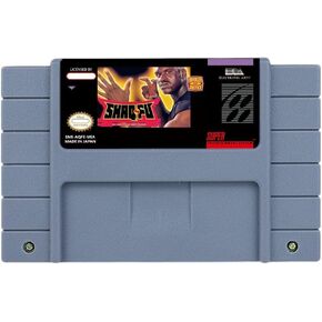 Action Game for Shaq-Fu - USA Version Cartridge Available for SNES Video Game Consoles