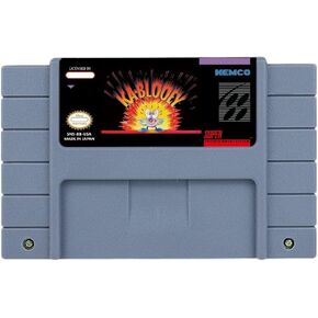 Action Game for Ka-Blooey - USA Version Cartridge Available for SNES Video Game Consoles