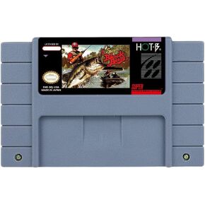 لعبة الحركة لـ Super Black Bass - خرطوشة إصدار الولايات المتحدة الأمريكية متاحة لأجهزة ألعاب الفيديو SNES