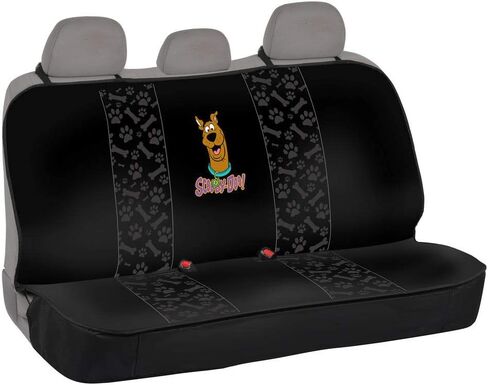 BDK Scooby Doo Waterproof Car Seat Cover for Dog, Bench Seat– Heavy Duty Black Oxford Automotive Rear Bench Back Seat Cover for Pets,Interior Covers for Auto Truck Van SUV in Saudi Arabia