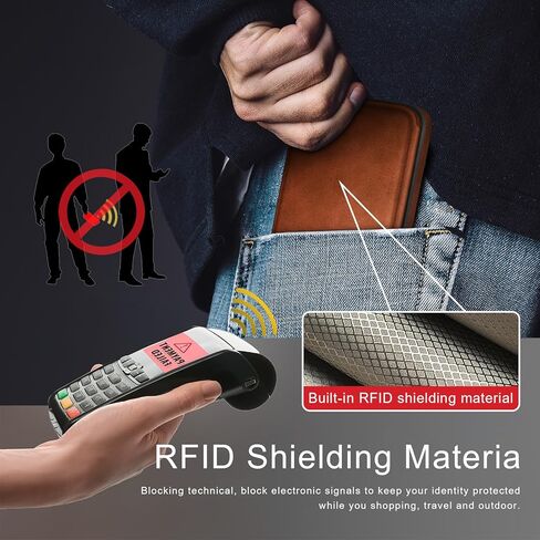 Designed for Samsung Galaxy S23 Case Wallet with Card Holder, [Magnetic Clasp Cover] [RFID Blocking Leather Protection] Shockproof Women Men Cases for Samsung S23 Light Brown in Kuwait