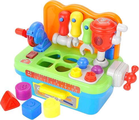 PowerTRC Little Engineer Multifunctional Musical Learning Tool Workbench For Kids in Saudi Arabia