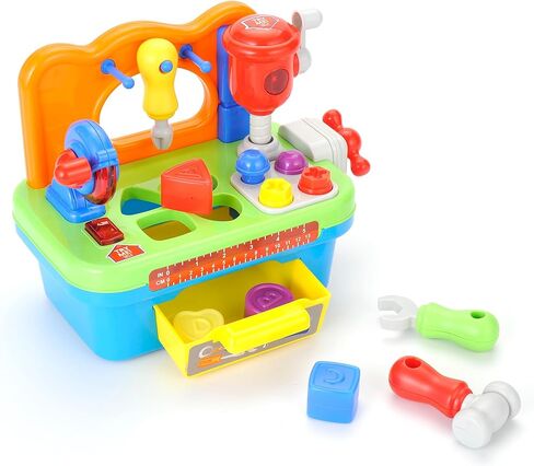 PowerTRC Little Engineer Multifunctional Musical Learning Tool Workbench For Kids in Saudi Arabia