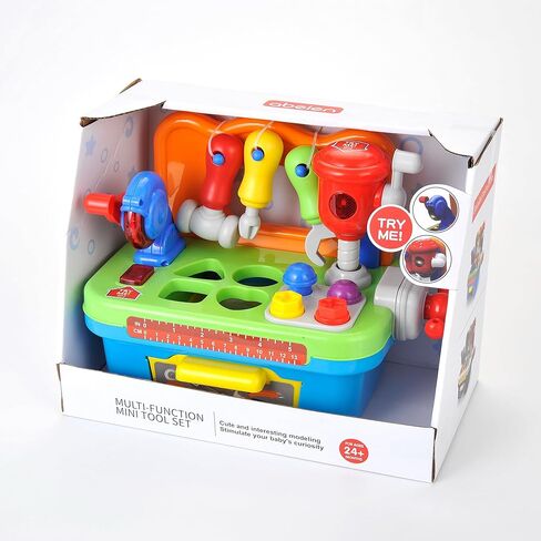PowerTRC Little Engineer Multifunctional Musical Learning Tool Workbench For Kids in Saudi Arabia