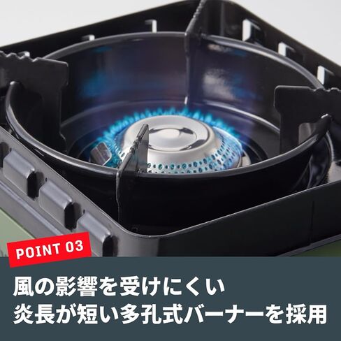 موقد كاسيت Iwatani Tough Maru Jr، صنع في اليابان، آمن للاستخدام في الفرن الهولندي، أسود in Kuwait