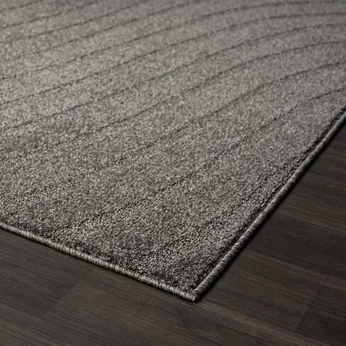 سجادة LUXE WEAVERS كريمية مموجة هندسية حديثة مقاس 8x10 in Kuwait