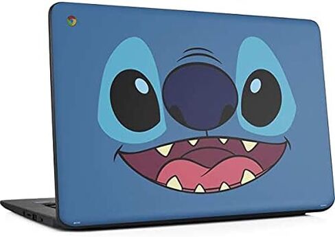 Skinit Decal Laptop Skin Compatible with Chromebook 14 G5 - Officially Licensed Disney Lilo and Stitch Close Design in Kuwait