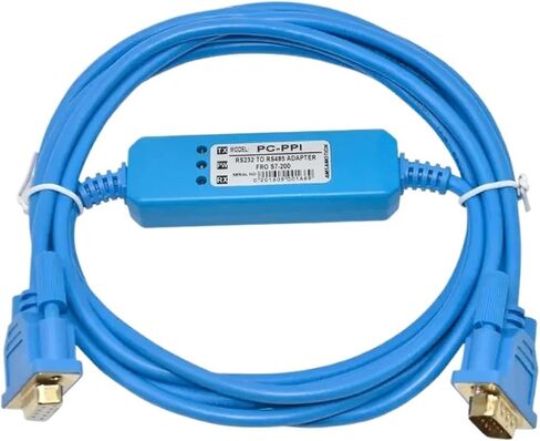 1PC PC-PPI مناسبة S7-200 كابلات كبلات البرمجة كابل RS232 إلى RS485 كابل التحويل PC/PPI تنزيل CALE PCPPI (النوع الاقتصادي ، 2M) in Kuwait