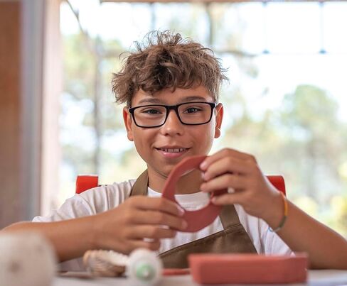 Jovi - Air Dry Modeling Clay, Set of 3 Units, 1.1lb Each, Total of 3.3lb, No Oven Needed, White Color, Pottery Clay for Arts and Crafts Projects (P85/3) in Kuwait