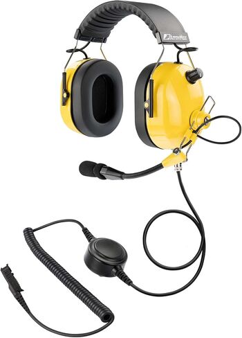 ArrowMax AHDH0042-RD-AX فوق رأس ضوضاء الرأس لإلغاء سماعة الرأس متوافقة مع Motorola Radios XPR 3500E XPR 3300E XPR 3500 XPR 3300 XPR3500E XPR3300E XPR3500 XPR3300 XPR DGP8050E ELITE in Kuwait
