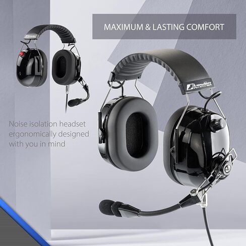 ArrowMax AHDH0042-RD-AX فوق رأس ضوضاء الرأس لإلغاء سماعة الرأس متوافقة مع Motorola Radios XPR 3500E XPR 3300E XPR 3500 XPR 3300 XPR3500E XPR3300E XPR3500 XPR3300 XPR DGP8050E ELITE in Kuwait
