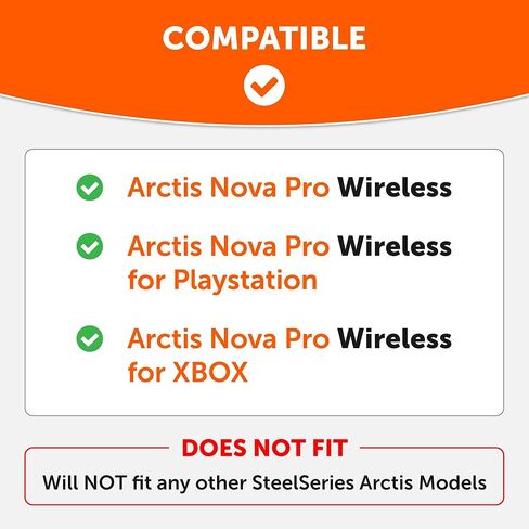 WC Earpad and Upgraded Silicone Headband Combo for Nova Pro Wireless Headphones | Cooling Gel Earpads & Matching Design Headband for Epic Gaming | 90's White in Saudi Arabia