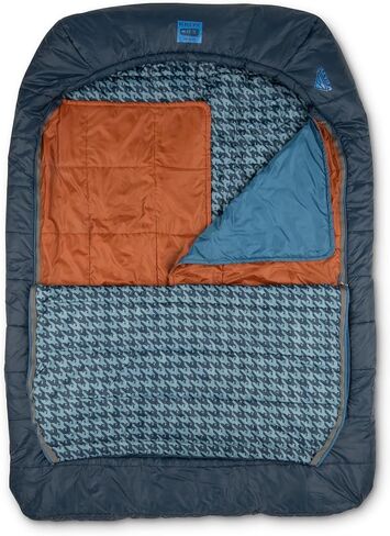حقيبة نوم Kelty Tru.Comfort Doublewide 20 درجة - حقيبة نوم للتخييم الاصطناعية لشخصين للأزواج والتخييم العائلي in Saudi Arabia