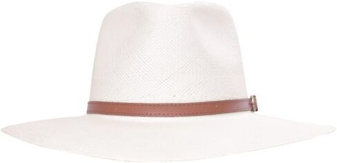 أستراليا TE الأصلي Panama Hat Grade 3 Toquilla Straw Seardrop شكل تفاصيل الجلود المعاد تدويرها | كلاسيكي in Kuwait