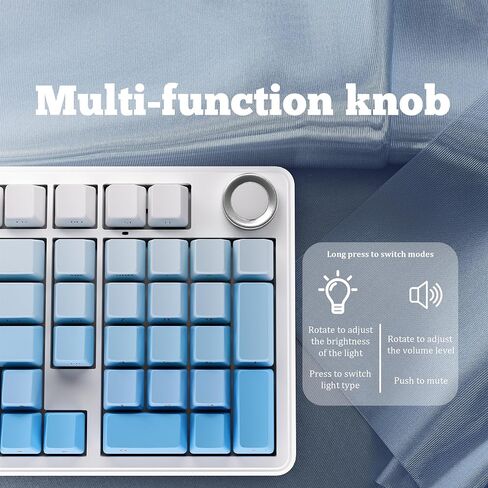 X Aula F99 99 ٪ لوحة مفاتيح ألعاب ميكانيكية-Bluetooth اللاسلكي ، 2.4 جيجا هرتز RF ، لوحة مفاتيح سلكية USB-C مع إضاءة خلفية RGB ، مفاتيح خطية مسبقة القابلة للتبديل الساخنة ، مفاتيح PBT ، Numpad ، مستوى الصوت in Saudi Arabia