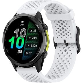 Compatible with Garmin Forerunner 970 bands, Quick Release Quick Release Silicone band with Metal Buckle Compatible with Garmin Forerunner 970