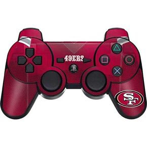 Skinit Decal Gaming Skin Compatible with PS3 Dual Shock Wireless Controller - Officially Licensed NFL San Francisco 49ers Team Jersey Design