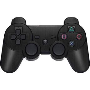 Skinit Decal Gaming Skin for PS3 Dual Shock Wireless Controller - Originally Designed Ebony Wood Design