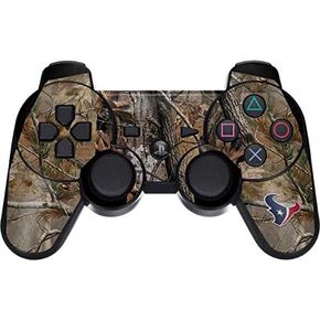 Skinit Decal Gaming Skin Compatible with PS3 Dual Shock Wireless Controller - Officially Licensed NFL Houston Texans Realtree AP Camo Design