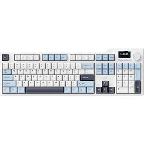AK35I V3 Full Size RGB Gasket Mount Mechanical Keyboard | 8000mAh Triple Modes Custom Keyboard with Five Layer Pad | Knob Control | Cherry Profile PBT Keycaps