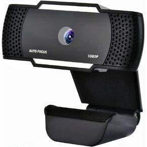 HD Webcam for PC - 1080P Web cam, Web Camera for Desktop Computer, 2 Mics Streaming, Computer Camera, Autofocus USB Webcam for Online Calling/Conferencing/Zoom/Skype/Facetime/YouTube/Laptop/PC