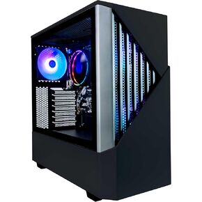 Periphio Reaper Prebruilt Gaming PC - AMD Ryzen 7 5700G CPU (4.6 جيجا هرتز توربو) ، 64 جيجابايت DDR4 RGB RAM ، Radeon Vega 8 Graphics ، 2TB NVME Solid SSD ، Windows 11 Gaming Computer Desktop ، WIFI + BT