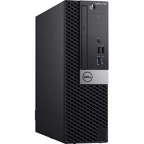 Dell Optiplex 7060 Small Form Desktop, Hexa Core i7 8700 3.2Ghz, 16GB DDR4, 256GB NVMe SSD, USB Type-C, DVD-RW, Windows 10 Pro (Renewed)