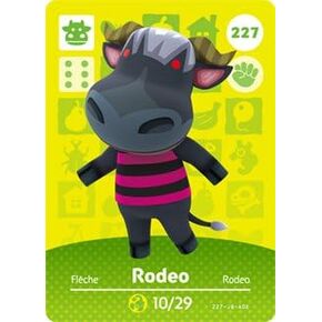 Rodeo - Nintendo Animal Crossing Happy Home Designer Amiibo Card - 227