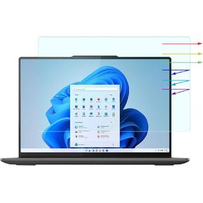 YINOVEEN Anti Blue Light Screen Protector For 2025 2024 Lenovo Yoga Pro 9i Gen 9 16 Inch, 2023 Lenovo Slim Pro 9i Gen 8 16 Inch Laptop, Eye Protection Screen Filter Film