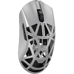 MK x WLMOUSE Beast X Mini Pro Wireless 8K Mouse with Solid Sides (OM Optical, White)